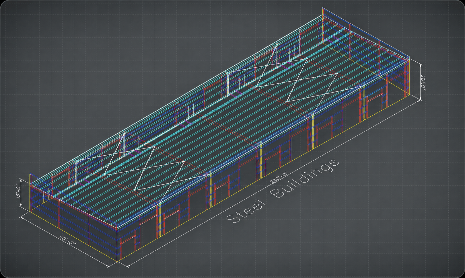 Cold Storage Warehouse Tekla model