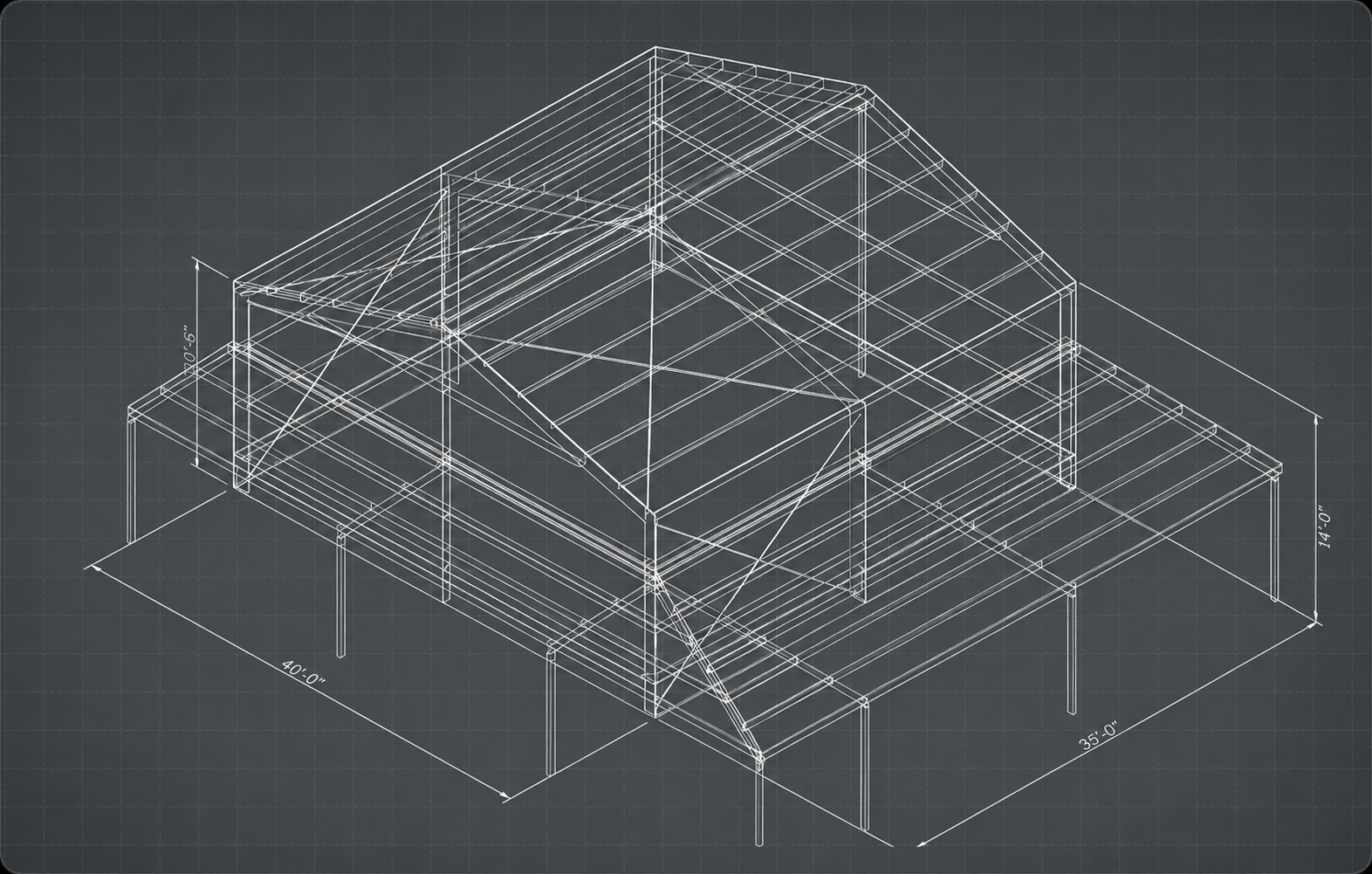 Skyline Composite Tekla model